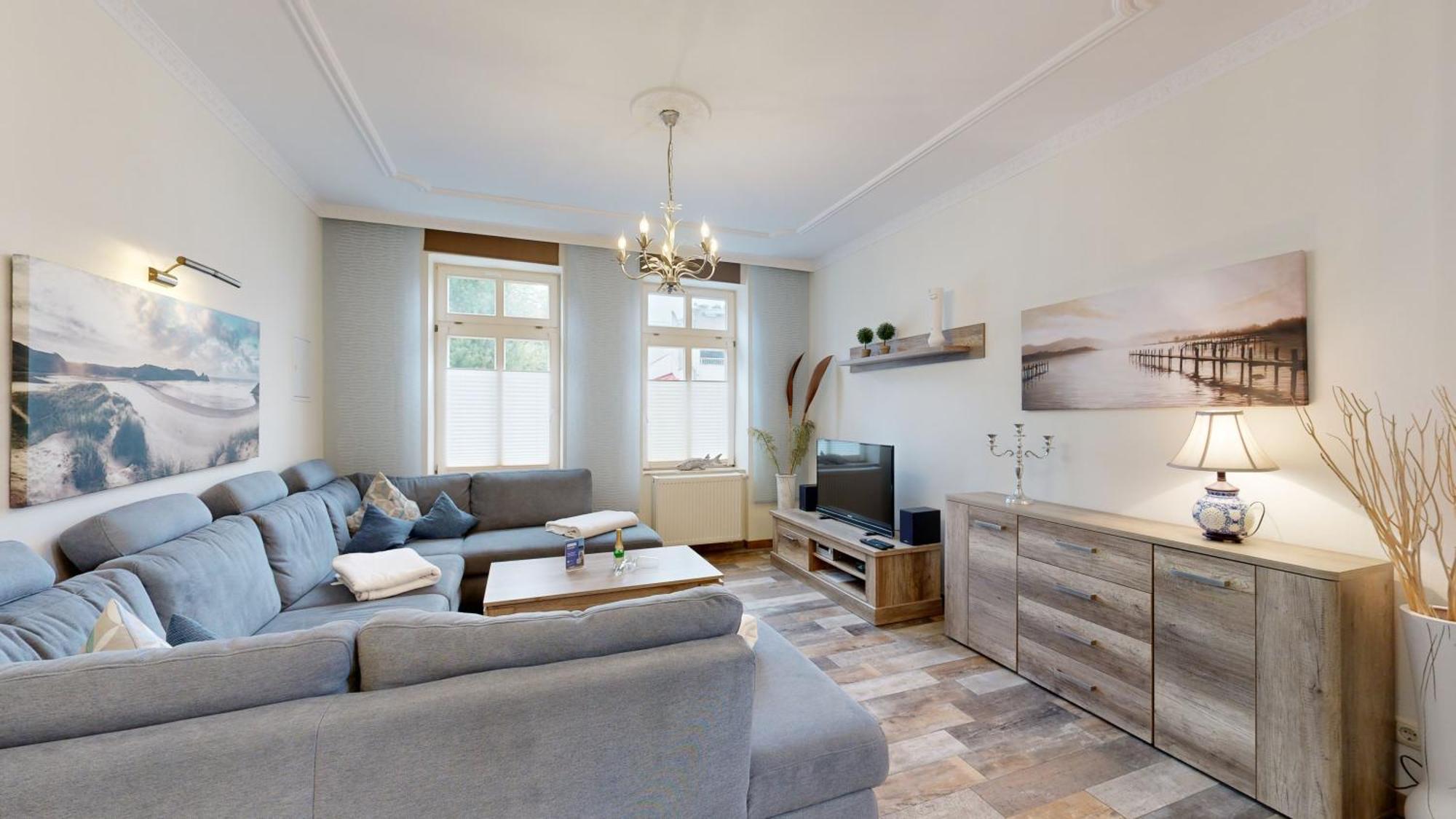 Strandnahe Fewo Mit Terrasse, Villa Vergissmeinnicht 01, 宾茨 外观 照片