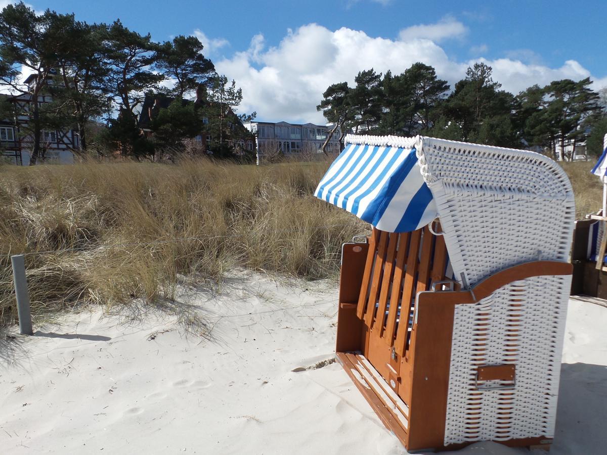 Strandnahe Fewo Mit Terrasse, Villa Vergissmeinnicht 01, 宾茨 外观 照片